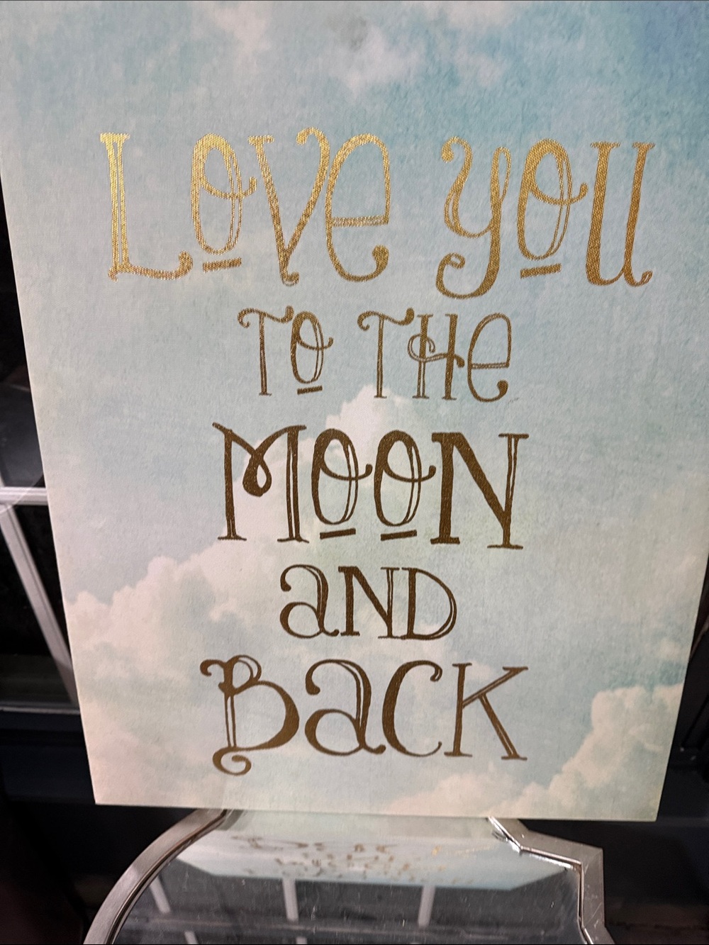 ‘Love you to the Moon and Back ‘ Canvas Print